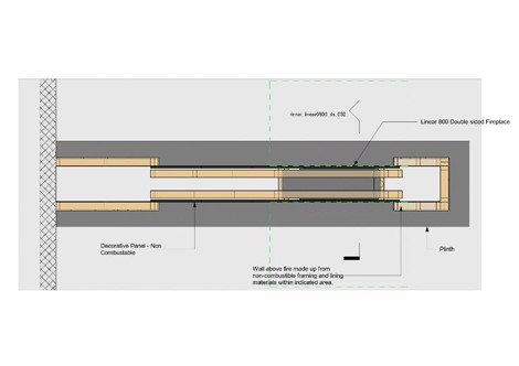 Linear 800 Double Side Plan View