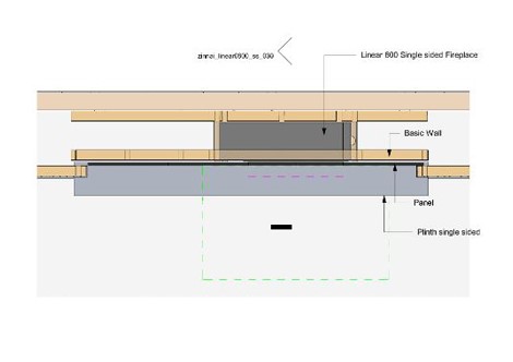 Linear 800 Single Side Plan View