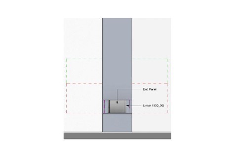 Linear 1500 Double Side - Elevations End