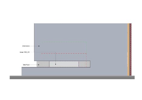 Linear 1500 Double Side - Elevations Back