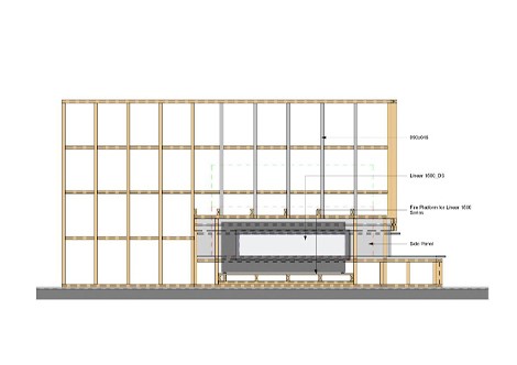 Linear 1500 Double Side - Section Along