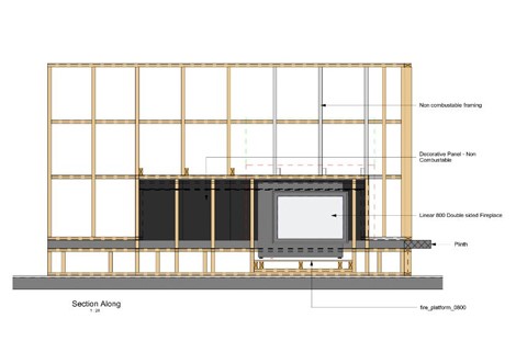 Linear 800 Double Side Section Along