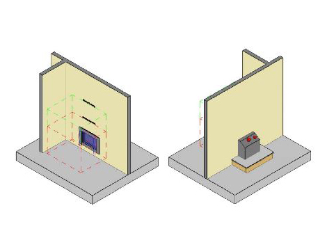 Ember 700 Plan & Isometric Overview in Wall Framing