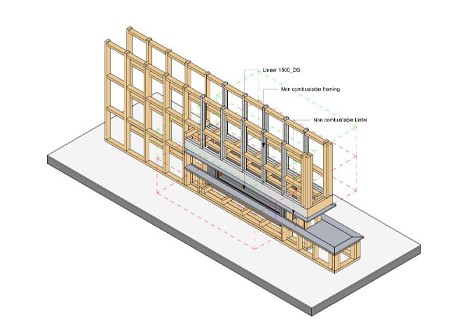 Linear 1500 Double Side - Isometric Structure