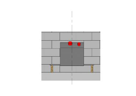 Ember 700 Section Along Masonry in Room